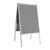 Stop-trottoir AIR-STOP A1, profil 25 mm, coins en onglet argent  | rond 