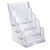 Prospekthalter Wand/ Stand, Polystyrol, transparent PTXC 4 x A5