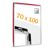 Cadre clic-clac pour vitrine B1 argent 