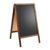 Stop-trottoir en bois WOOD-STOP Lite S, tableau 44 x 66 cm, aspect bois null
