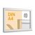 Info Topper aus Aluminium Querformat | A4