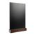 Tableau ardoise de table noir|brun foncé  | A4 - 210 x 297 mm 