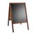 Stop-trottoir en bois WOOD-STOP Lite M, tableau 53 x 66 aspect bois 