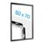 Cadre clic-clac B2 standard noir  | 25 mm | En onglet 