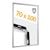 Cadre clic-clac ignifuge 70 x 100 cm avec film de protection en PET  | argent 