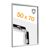 Cadre clic-clac ignifuge 50 x 70 avec certificat de classement au feu B-s1, d0 null | null