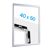 Cadre clic-clac en aluminium pour affiches 400 x 500 mm 