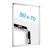Cadre clic-clac B2 standard argent  | 25 mm | rond 