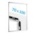 Cadre clic-clac B1 standard argent  | 25 mm | rond 