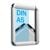 Cadre clic-clac A5 standard argent  | 25 mm | rond 
