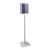 Présentoir sur pied CLASSIC A4 double face avec cadre clic clac, argent argent 