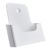 Prospekthalter Wand/ Stand, Polystyrol, transparent PTXD 1 x weiß | A5
