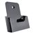Prospekthalter Wand/ Stand, Polystyrol, transparent PTXD 1 x schwarz | A5
