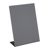 Ardoise de table en forme de L, noire A6 - 105 x 148 mm  | portrait 