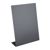 Ardoise de table en forme de L, noire A4 - 210 x 297 mm  | portrait 