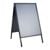 Stop-trottoir AIR-STOP A1, profil 25 mm, coins en onglet noir  | En onglet 