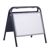 Stop-trottoir en acier A3 STEEL-STOP, paysage noir 
