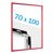 Cadre clic-clac B1 standard rouge  | 25 mm | En onglet 