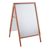 Kundenstopper A1 Outdoor SOLID-STOP 32 mm | Gehrung  | braun 