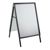 Kundenstopper A1 Outdoor SOLID-STOP 32 mm | Gehrung  | schwarz 