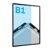 Cadre clic-clac B1 standard noir  | 25 mm | rond 