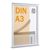 Info Topper aus Aluminium Hochformat | A3