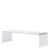 Table gigogne, acrylique, transparente, rectangulaire 200 x 50 x 70 mm