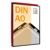 Cadre clic-clac pour vitrine A0 noir 