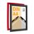 Cadre clic-clac pour vitrine A4 noir 