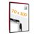 Cadre clic-clac pour vitrine B1 noir 