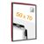 Cadre clic-clac pour vitrine B2 noir 