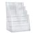 Prospekthalter, Polystyrol, hoch, Taymar 4 x A4 + 1/3 A4