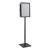  Porte-affiche sur pied CLASSIC A3 double-face, cadre clic-clac noir 