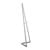 Chevalet mobile en aluminium DA VINCI argent  | 1500 mm | sans sac de transport 