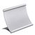 Présentoir de table Alu 120 x 80 mm  | argent 