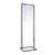 Porte-affiche sur pied Dekor Sway A2 noir 