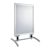 Kundenstopper SPIDER A1, windfest, 32 mm Profil, silber  silber 