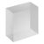 Bloc acrylique, transparent 50 x 50 x 25 mm