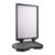 Kundenstopper B2 STORM-STOP Lite mit Wassertank, windfest, 32 mm Profil, Gehrung schwarz