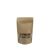 Standbodenbeutel Kraftpapier mit Sichtfenster 130 x 225 mm  | braun 