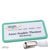 Namensschild mit Clip office 75 x 37 mm  | pastellgrün  | Hängerclip 