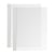 Couverture de reliure, film, carton cuir avec rainure blanc|transparent