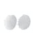 Pastilles auto-agrippantes sur feuille, set de boucle et crochet 10 mm | blanc