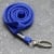 Lanyard, 10 mm breit blau | mit Karabiner Clip