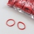 Elastiques en caoutchouc, rouge 30 mm | 3 mm