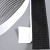 Bande auto-agrippante, adhésif, crochet (rouleau de 25 m) 30 mm | noir