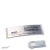 Porte-badges polar® alu-complete 64 x 22 mm | transparent | argent | smag® aimant