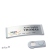 Porte-badges polar® alu-complete 64 x 22 mm | gris clair | argent | smag® aimant