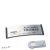 Namensschilder polar® alu-complete 64 x 22 mm | anthrazit | silber | smag® Magnet