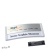 Porte-badges polar® alu-print 65 x 30 mm | gris clair | argent | Epingle en acier inoxydable